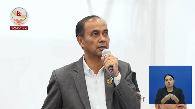 विद्युत्को पाँच प्रतिशत भ्याटमा पुनर्विचार गर्न रास्वपा सांसदको माग